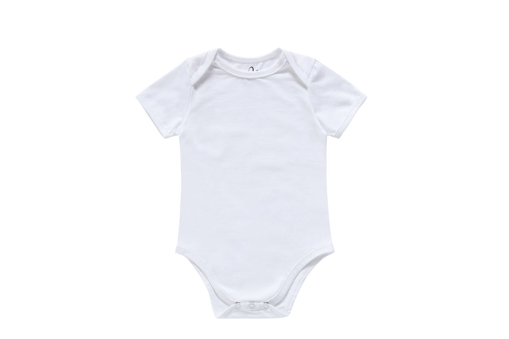 2pk Ivory & Blue bodysuits