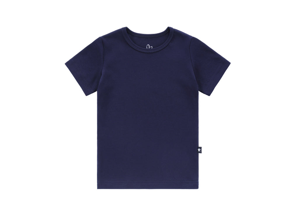 Navy crewneck t-shirt