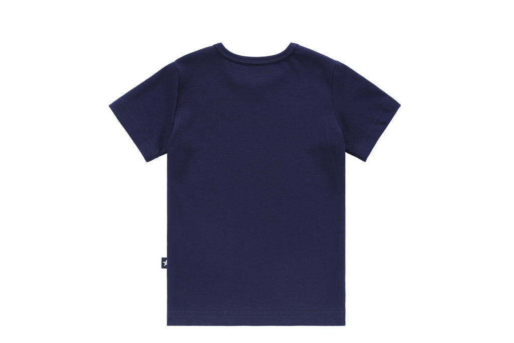 Navy crewneck t-shirt